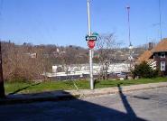 Existing Site, Looking towards Clipper Mill